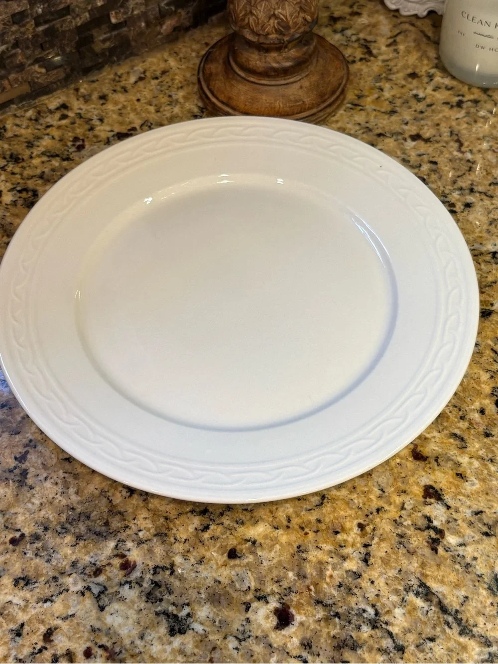 Gala by Block Chop/Serving Plate or Platter Braided Design 12 in